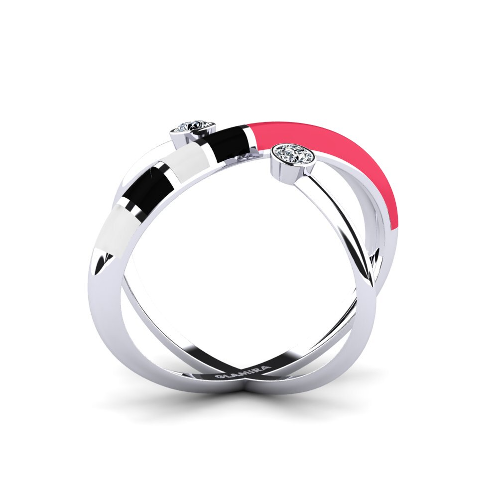 Zirconia Ring Regnbu
