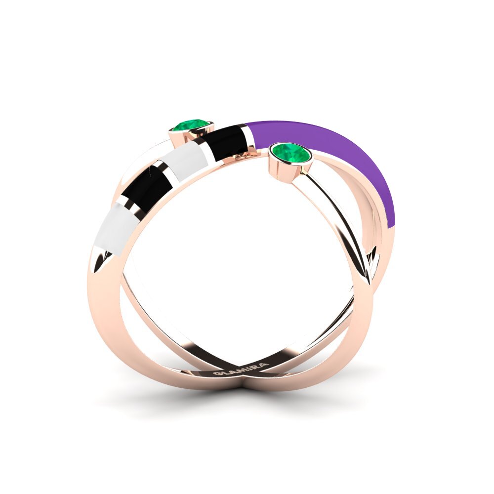 Smaragd Ring Regnbu