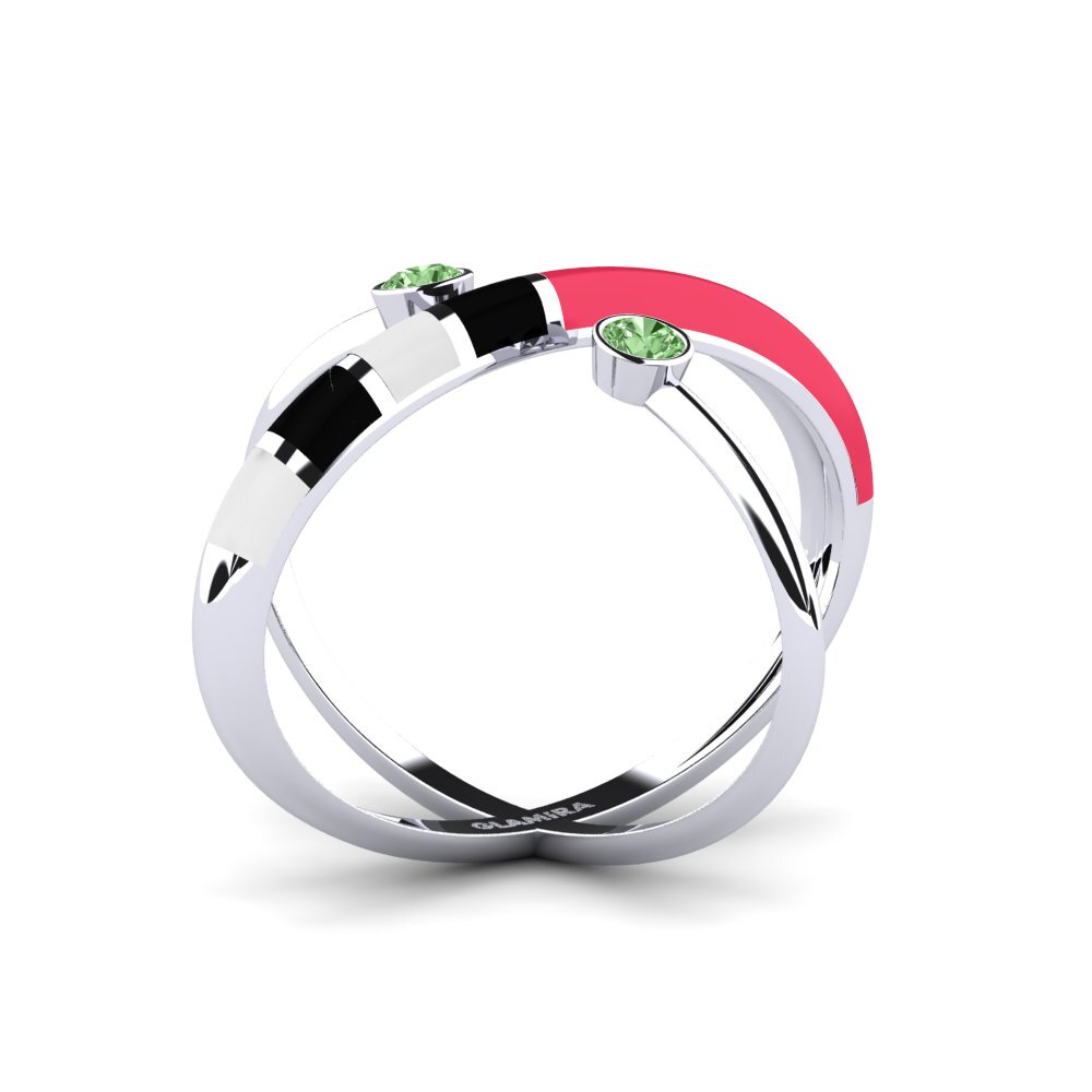 Green Diamond Ring Regnbu