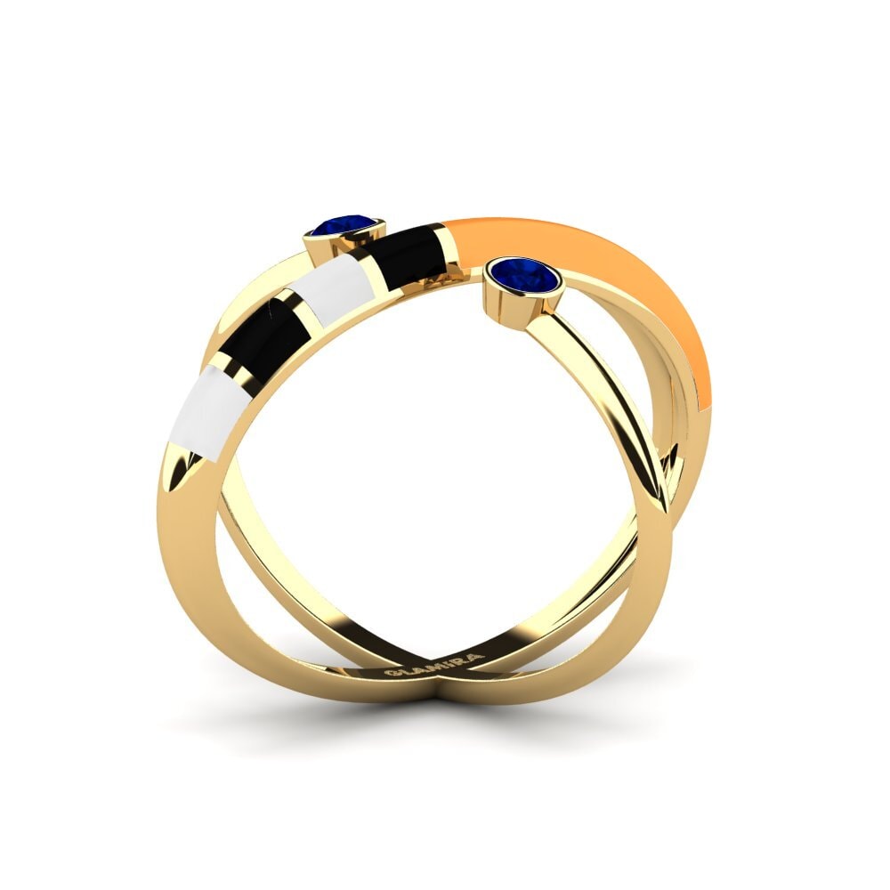 18ct Yellow Gold Ring Regnbu