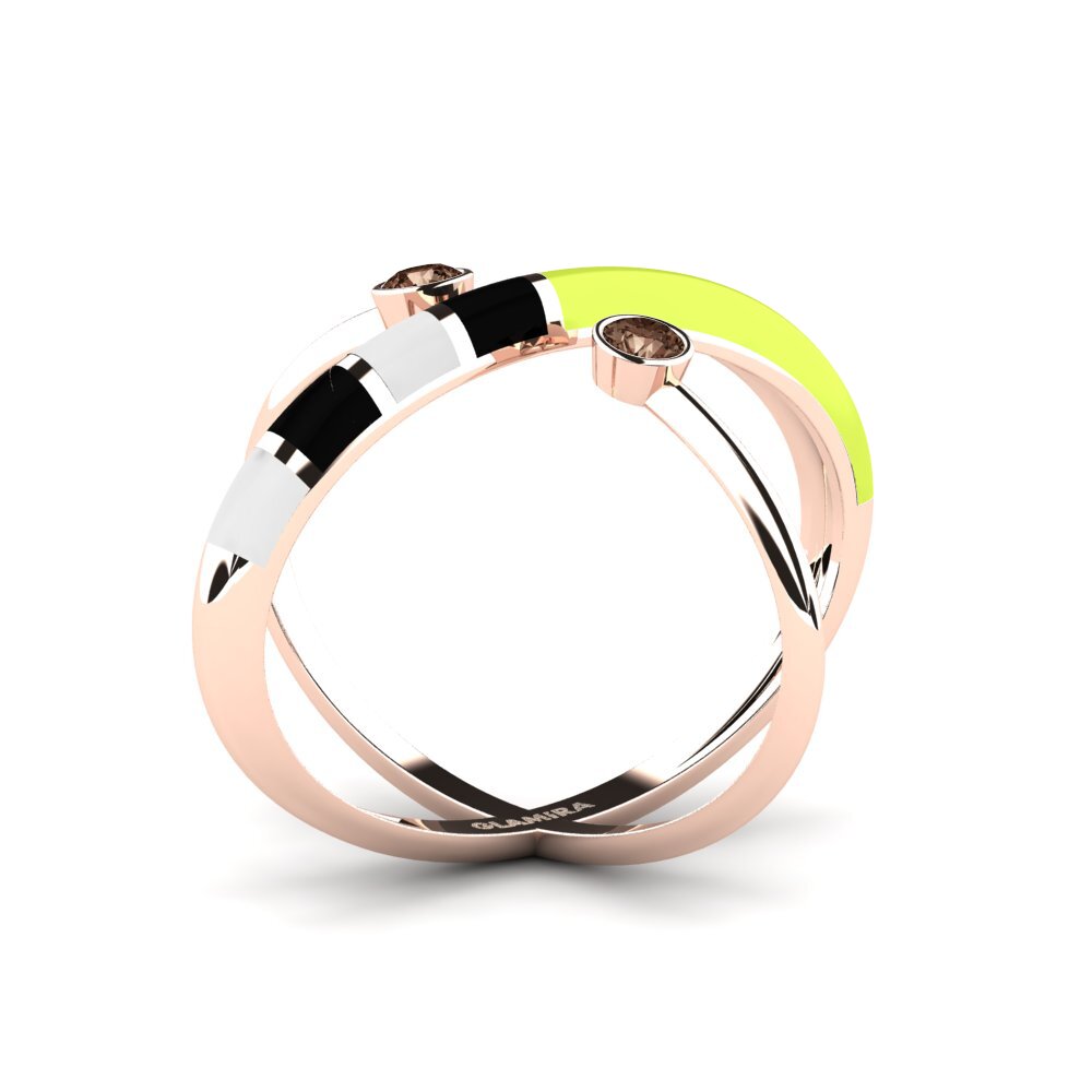 Rauchquarz Ring Regnbu
