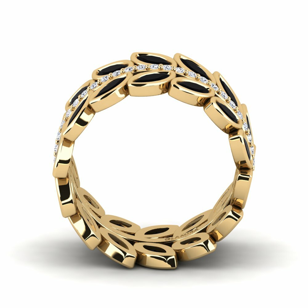 Onyx Noir Bague Rehere