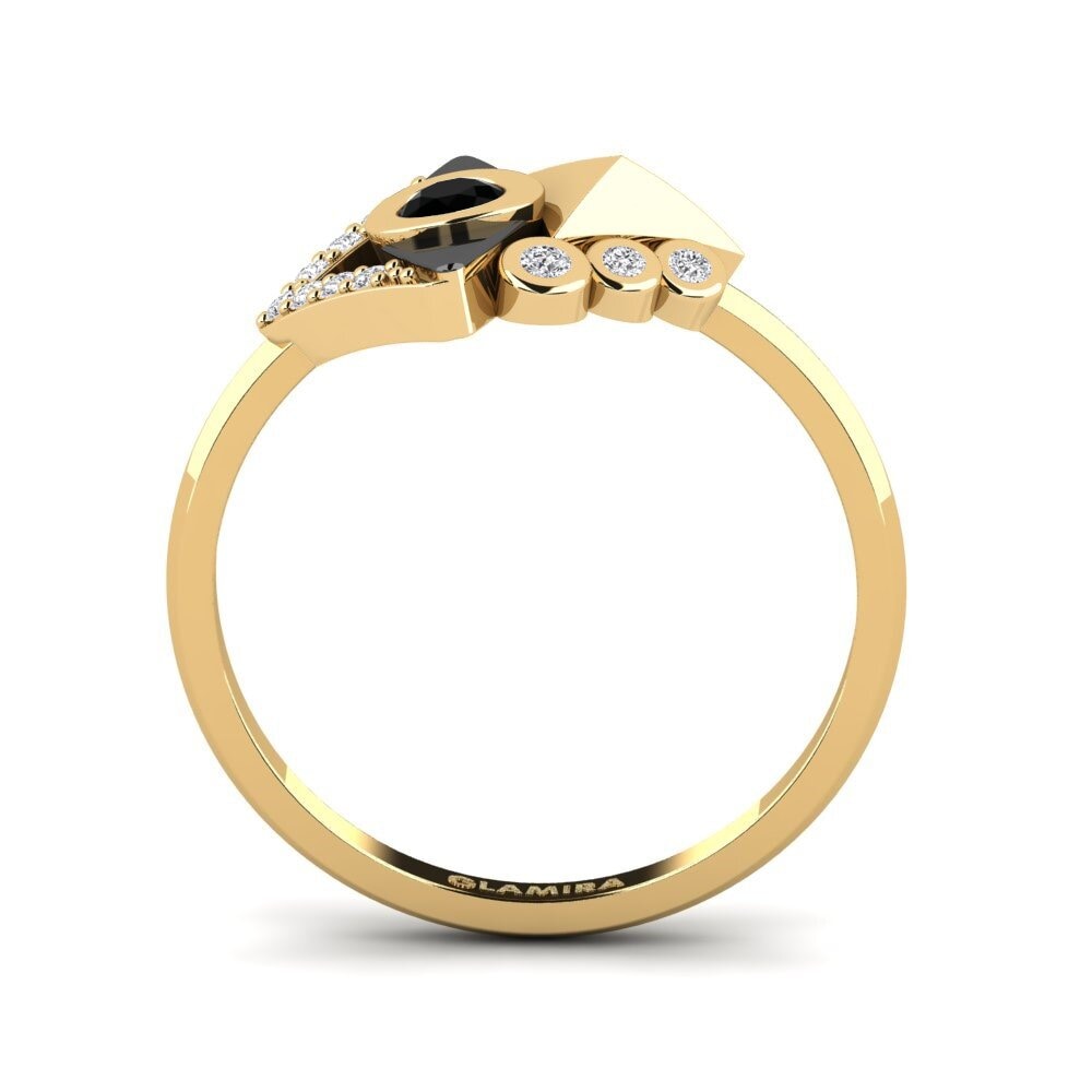 Diamante Negro Anel Reperto