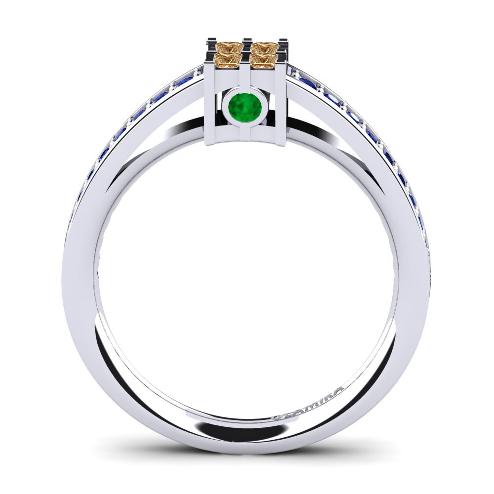 Brown Diamond Engagement Ring Resi