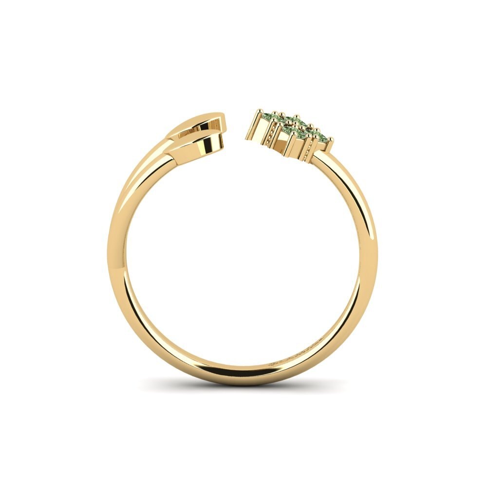 Diamante Verde Anillo Retepa