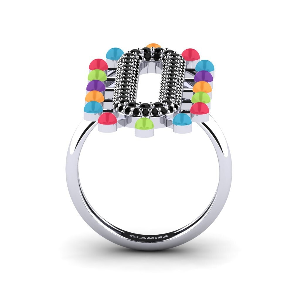 Schwarzer Diamant Ring Retrato