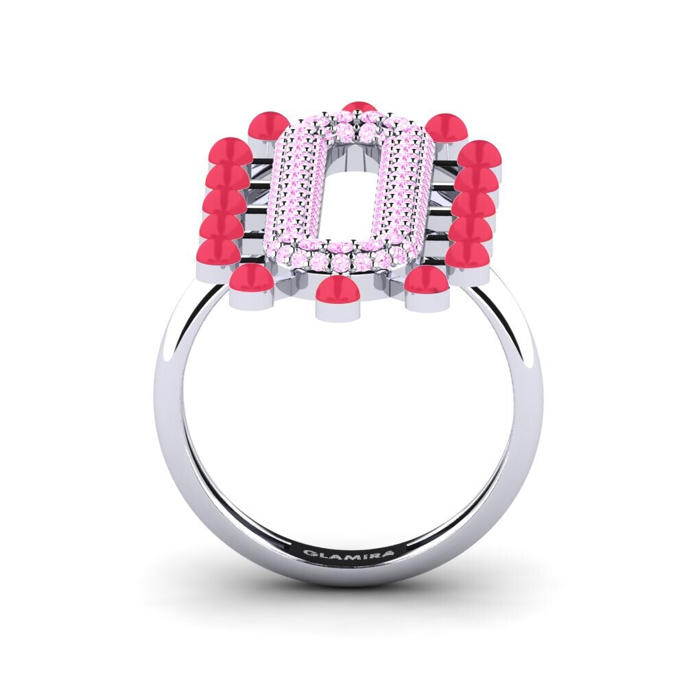 Pink Sapphire Ring Retrato