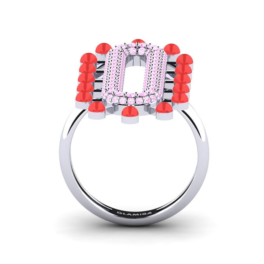 Pink Sapphire Ring Retrato
