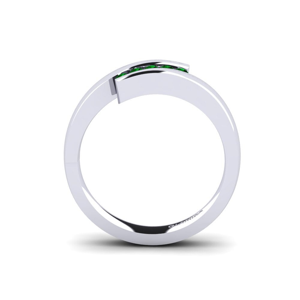 Green Zirconia Engagement Ring Gorion