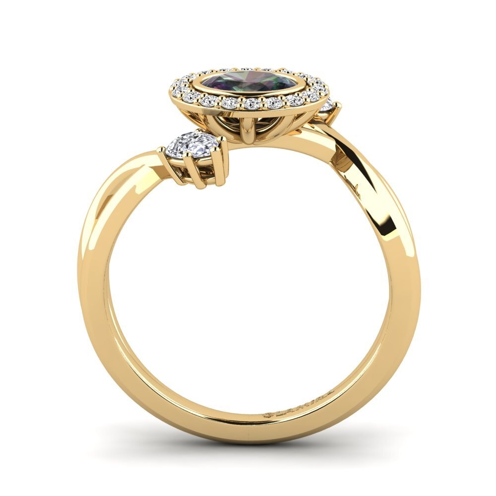 Topacio Místico Anillo de Mujer Rigotlas