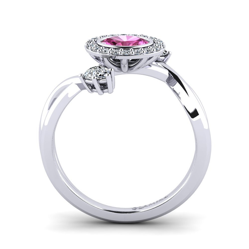 Pink Topaz Women's Ring Rigotlas