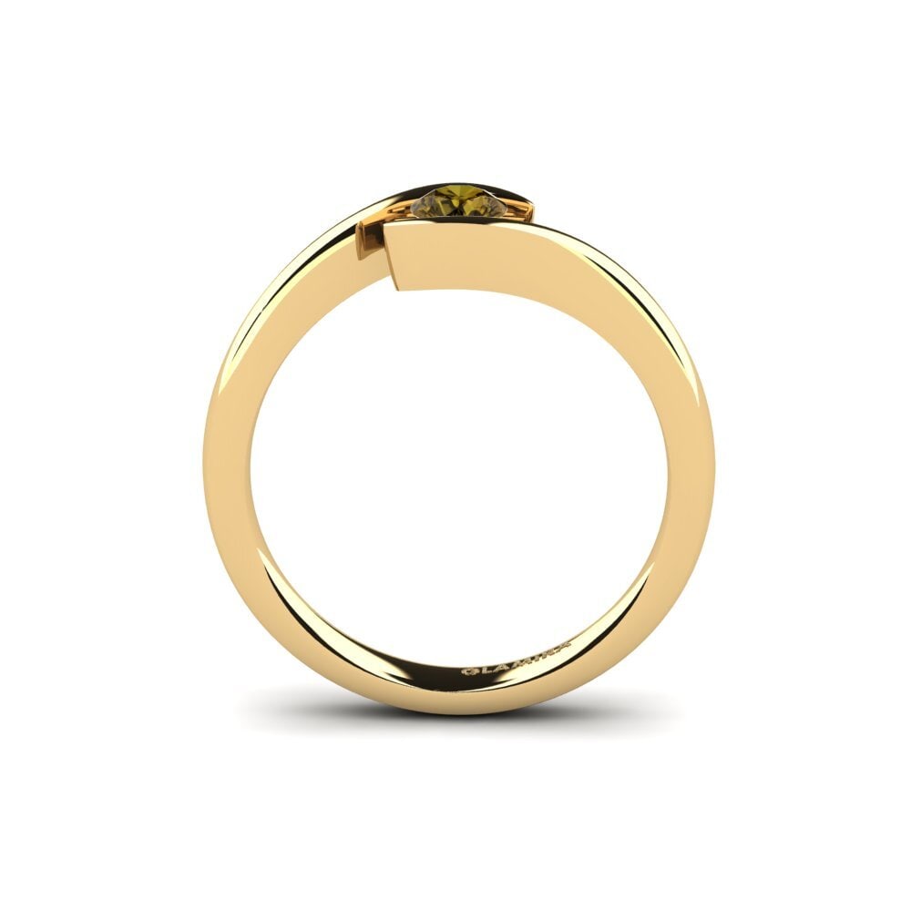 Circón Marrón Anillo de compromiso Tonia 0.25 crt