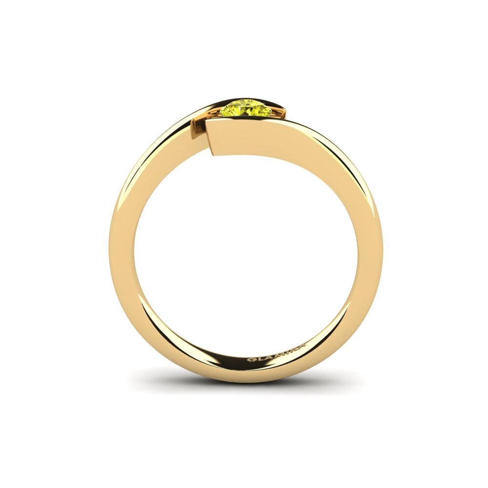 Yellow Diamond Engagement Ring Tonia 0.25 crt