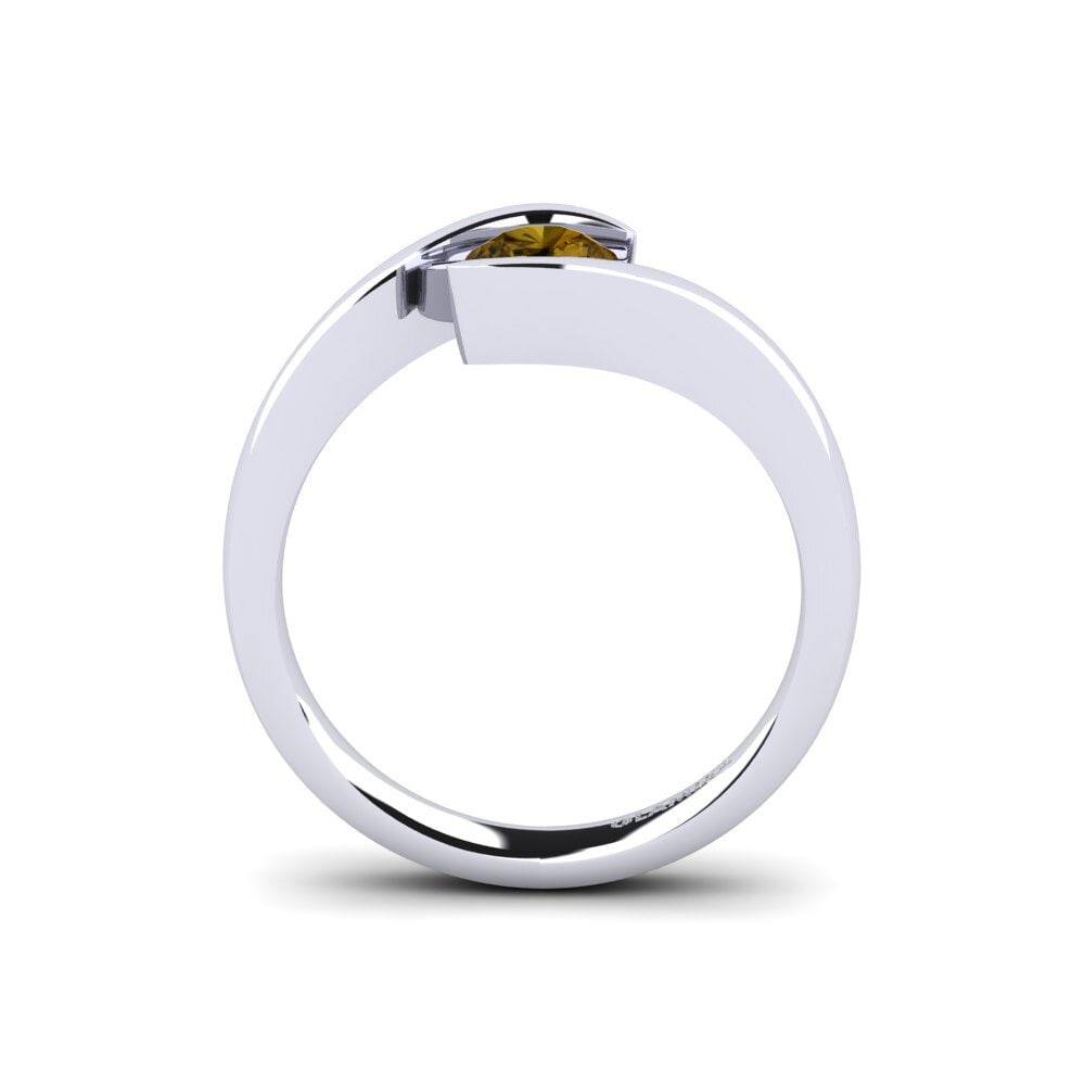 Circón Marrón Anillo de compromiso Tonia 0.5 crt