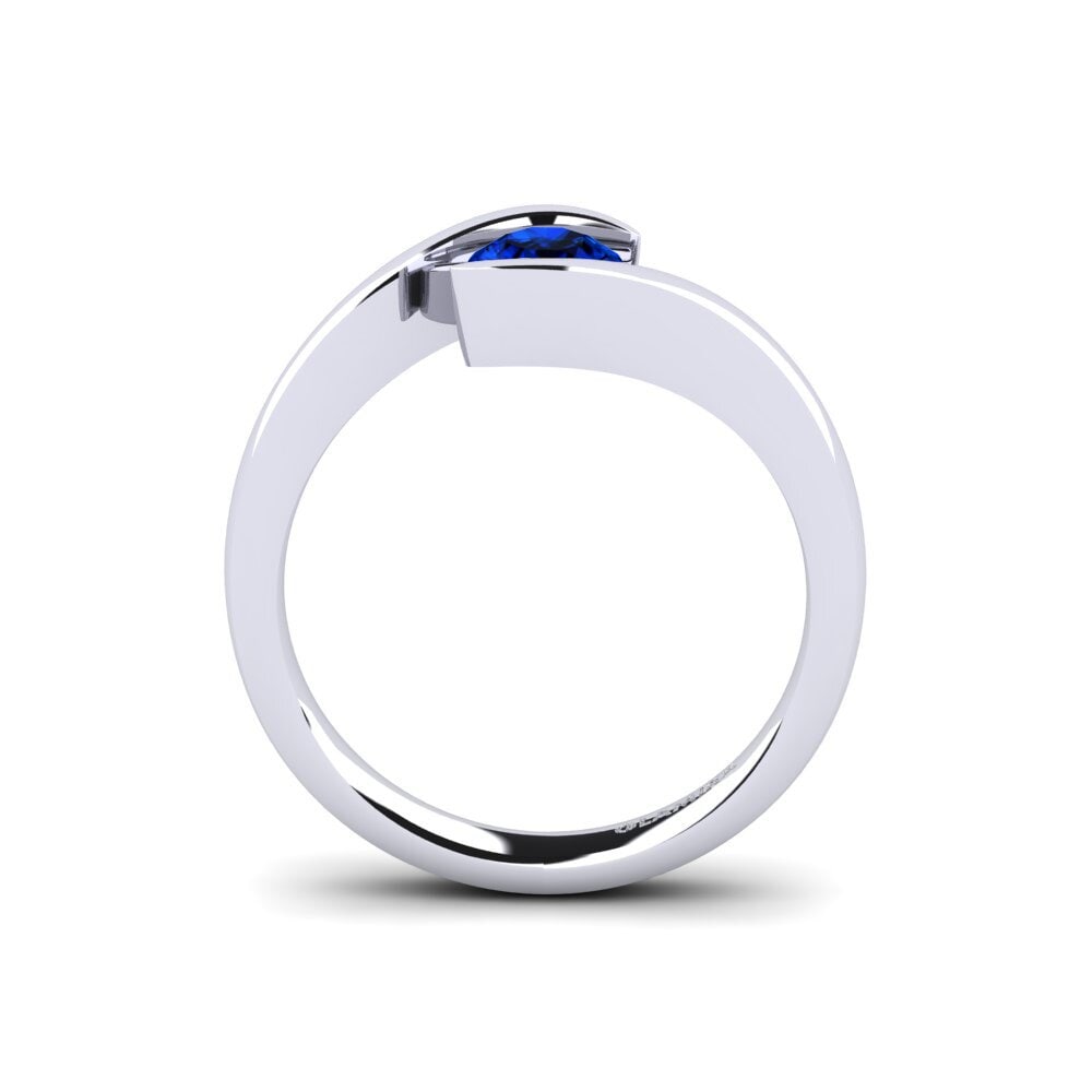 Safir (Laboratorieoprettet) Forlovelsesring Tonia 0.5 crt