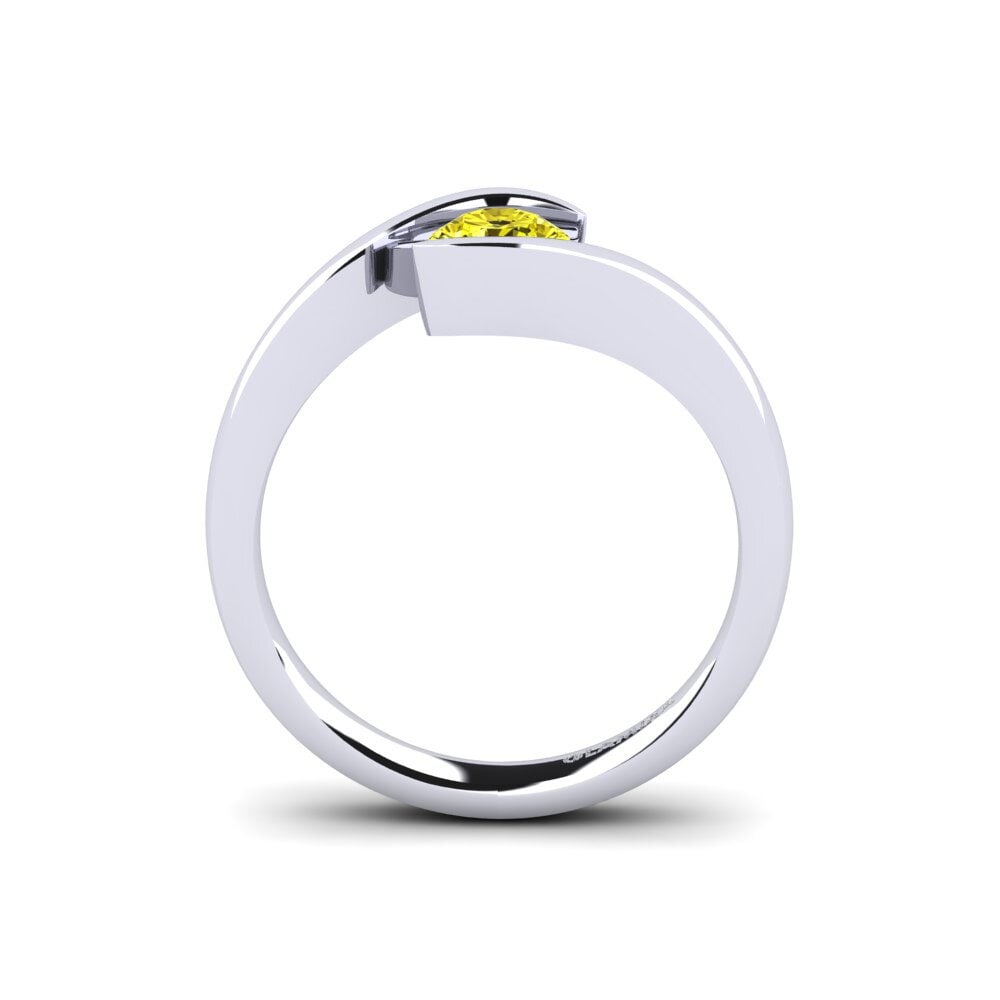 Yellow Diamond Engagement Ring Tonia 0.5 crt