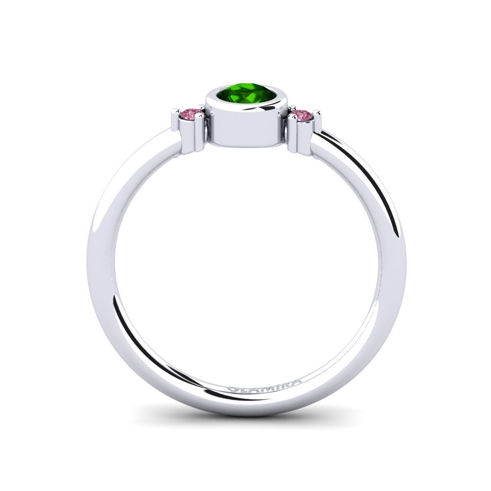 Green Tourmaline Women's Ring Rixos