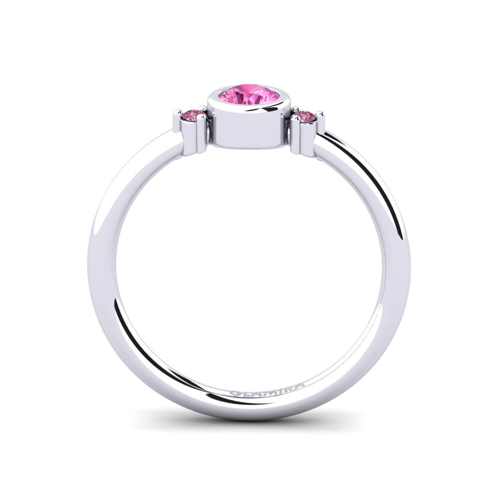 Pink Topaz Women's Ring Rixos