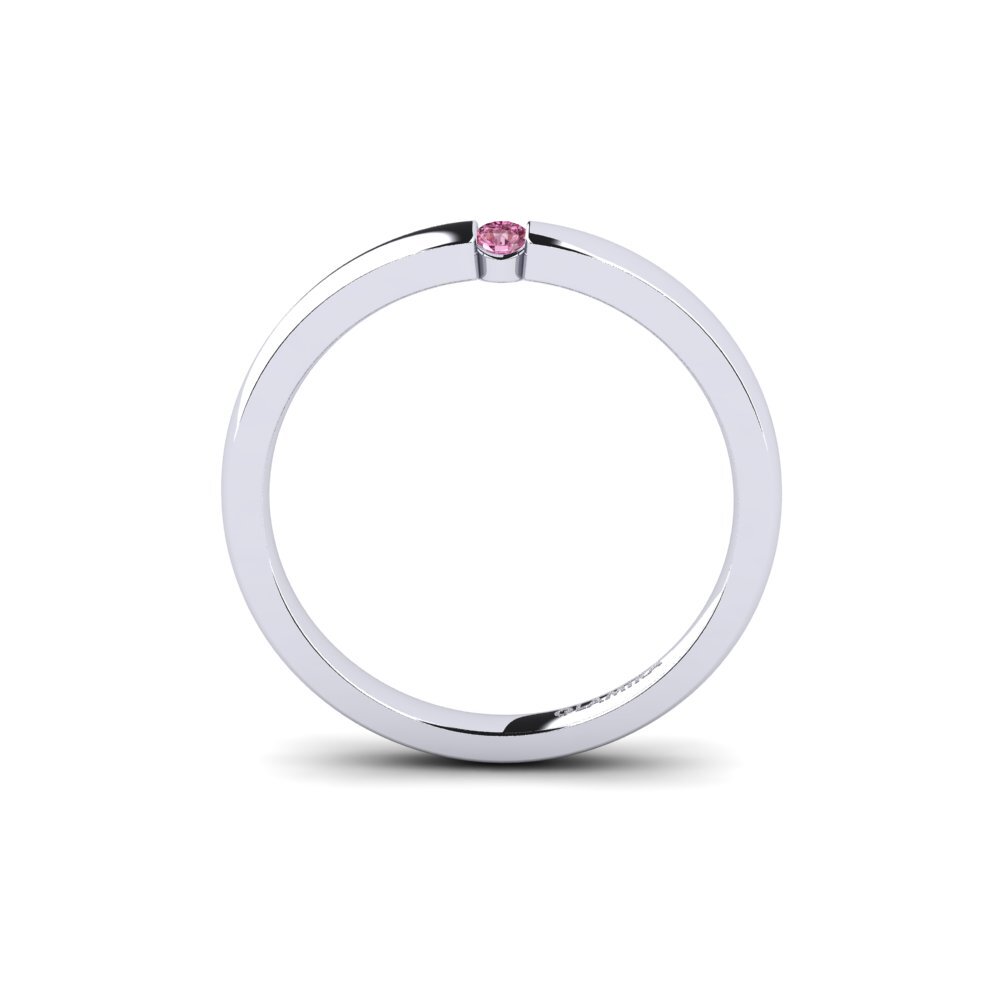 Rhodolite Garnet Engagement Ring Lissy 0.05 crt