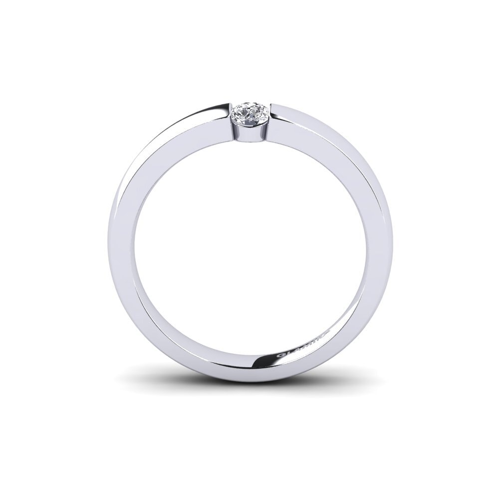 Round Engagement Ring Lissy 0.16 crt