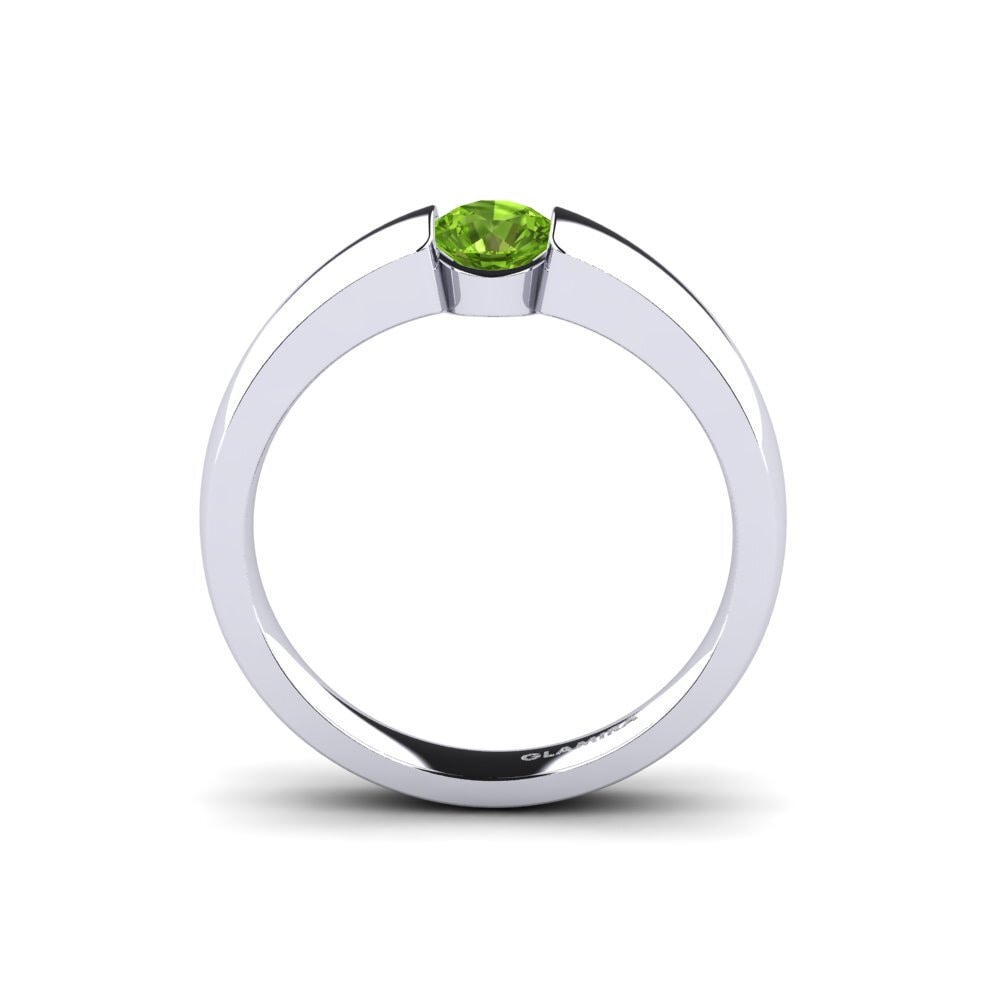 Peridot Engagement Ring Lissy 0.5 crt