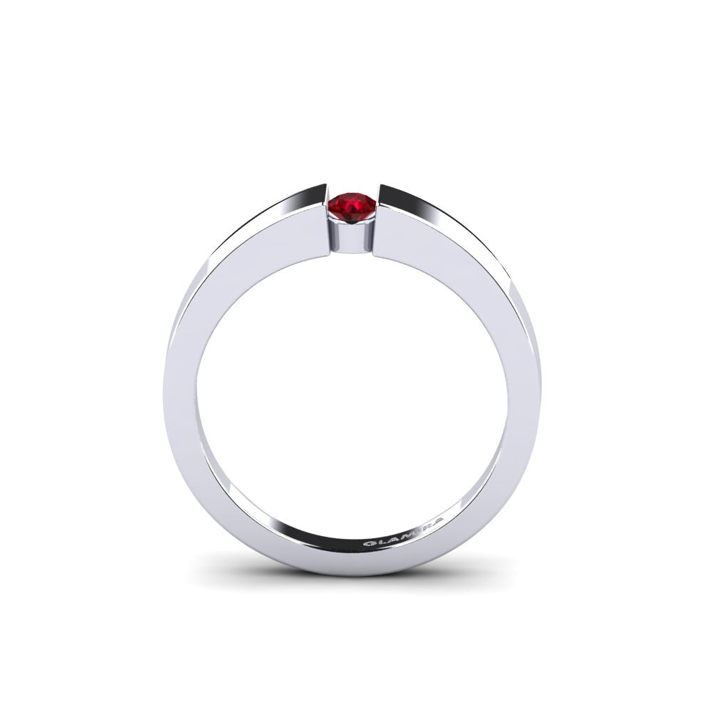 Ruby Engagement Ring Nature 0.1 crt