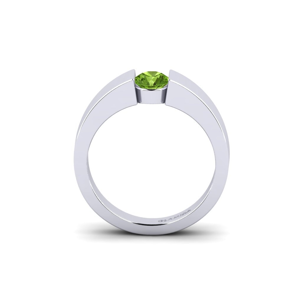 Peridot Engagement Ring Nature 0.5 crt