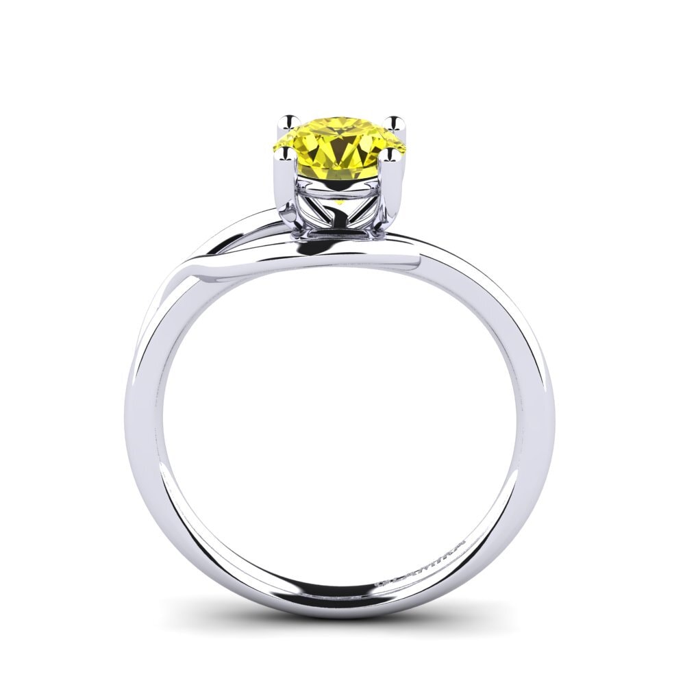 Yellow Diamond Engagement Ring Roisina