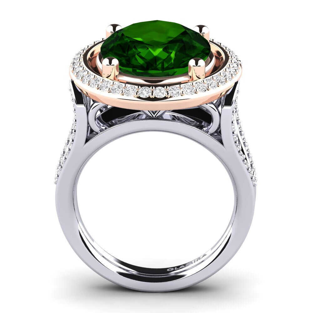 14ct White / Rose Gold Ring Romaine
