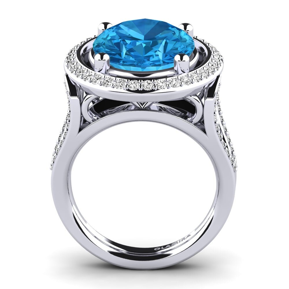 Blue Topaz Ring Romaine