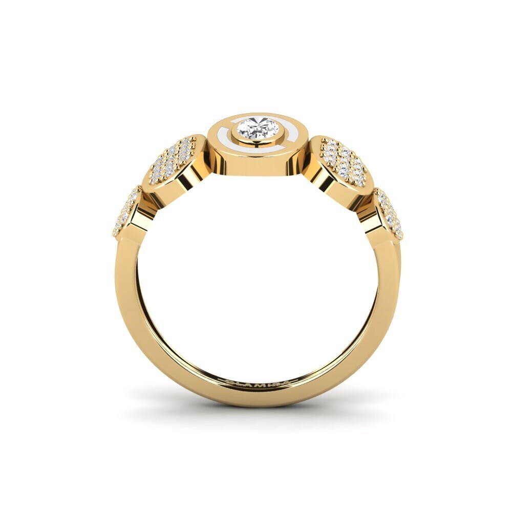 Weißer Saphir Ring Romana