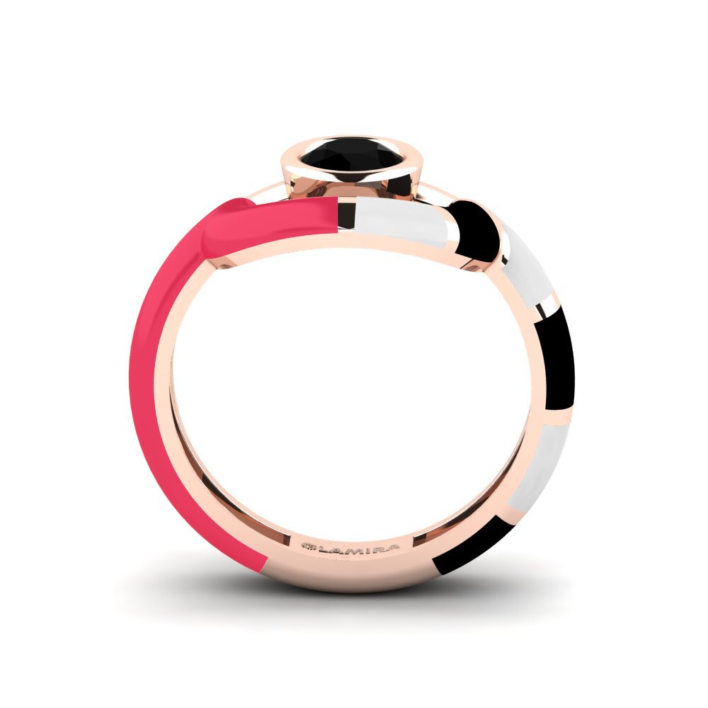 Black Diamond Ring Rondek SET