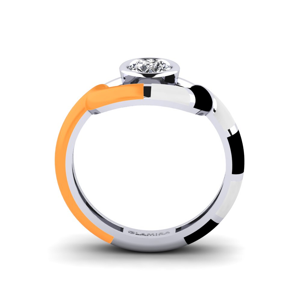 950 Platin Ring Rondek SET
