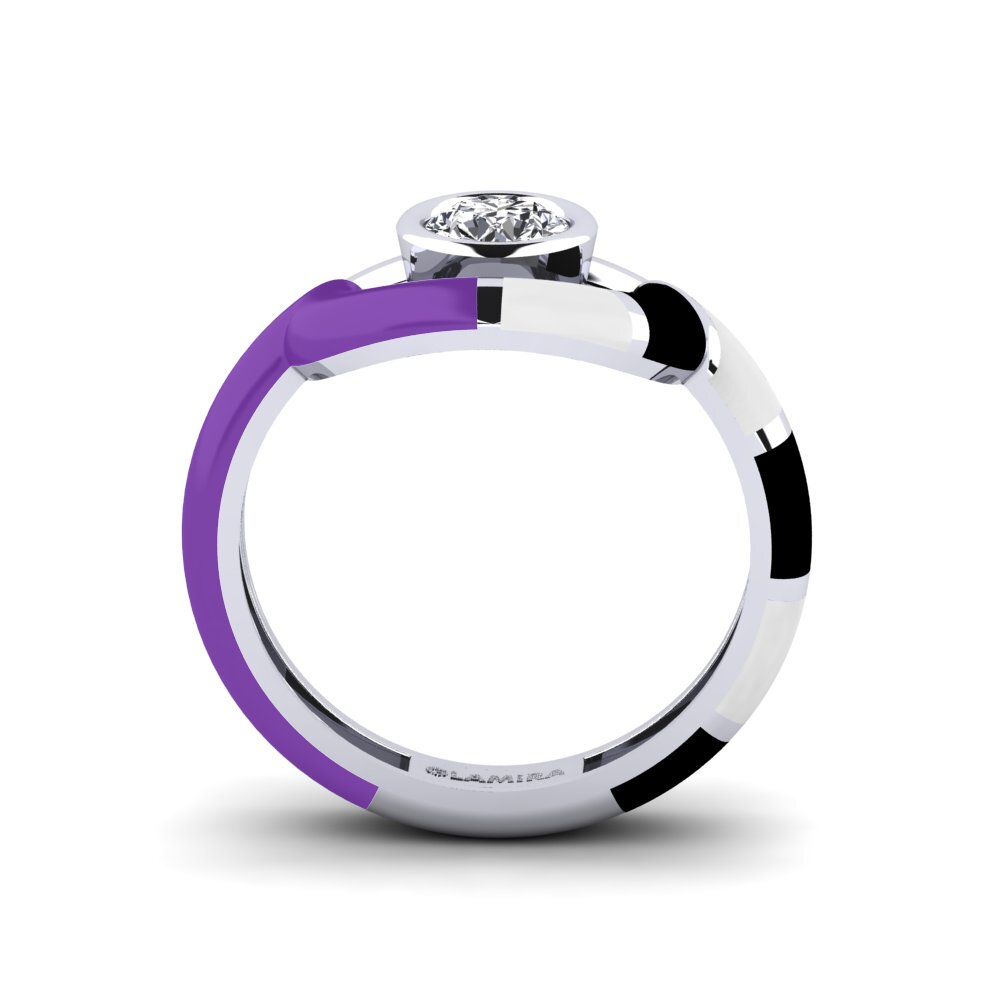 950 Palladium Ring Rondek SET