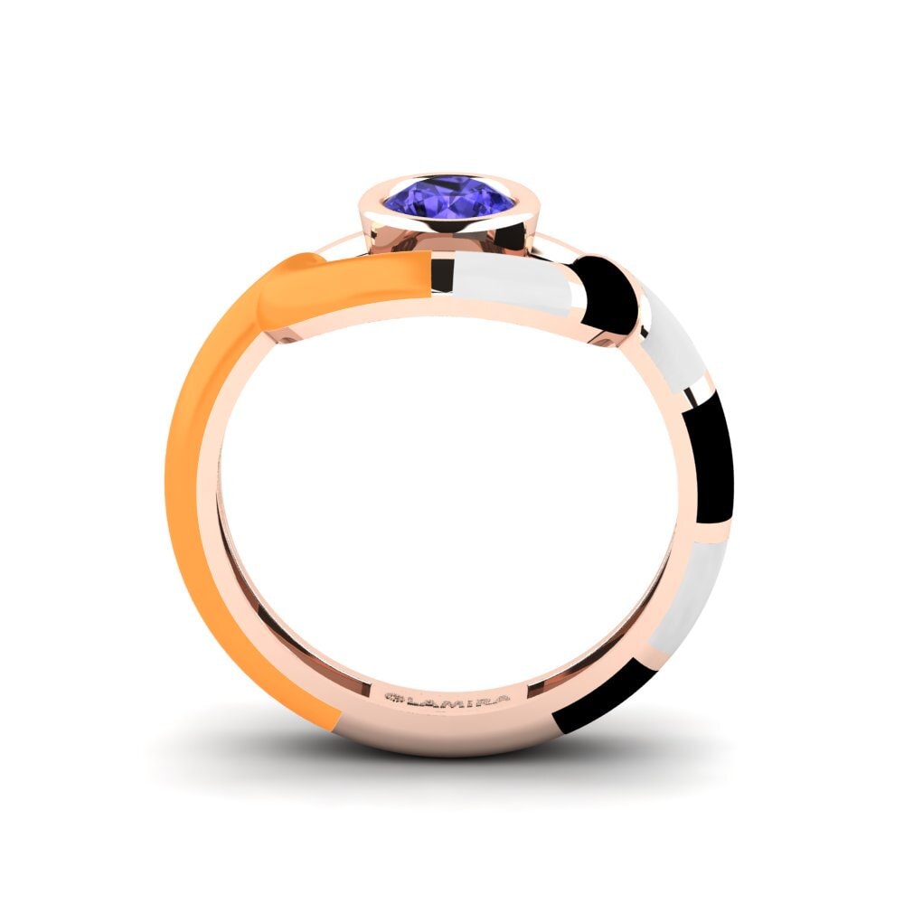 Tansanit Ring Rondek SET