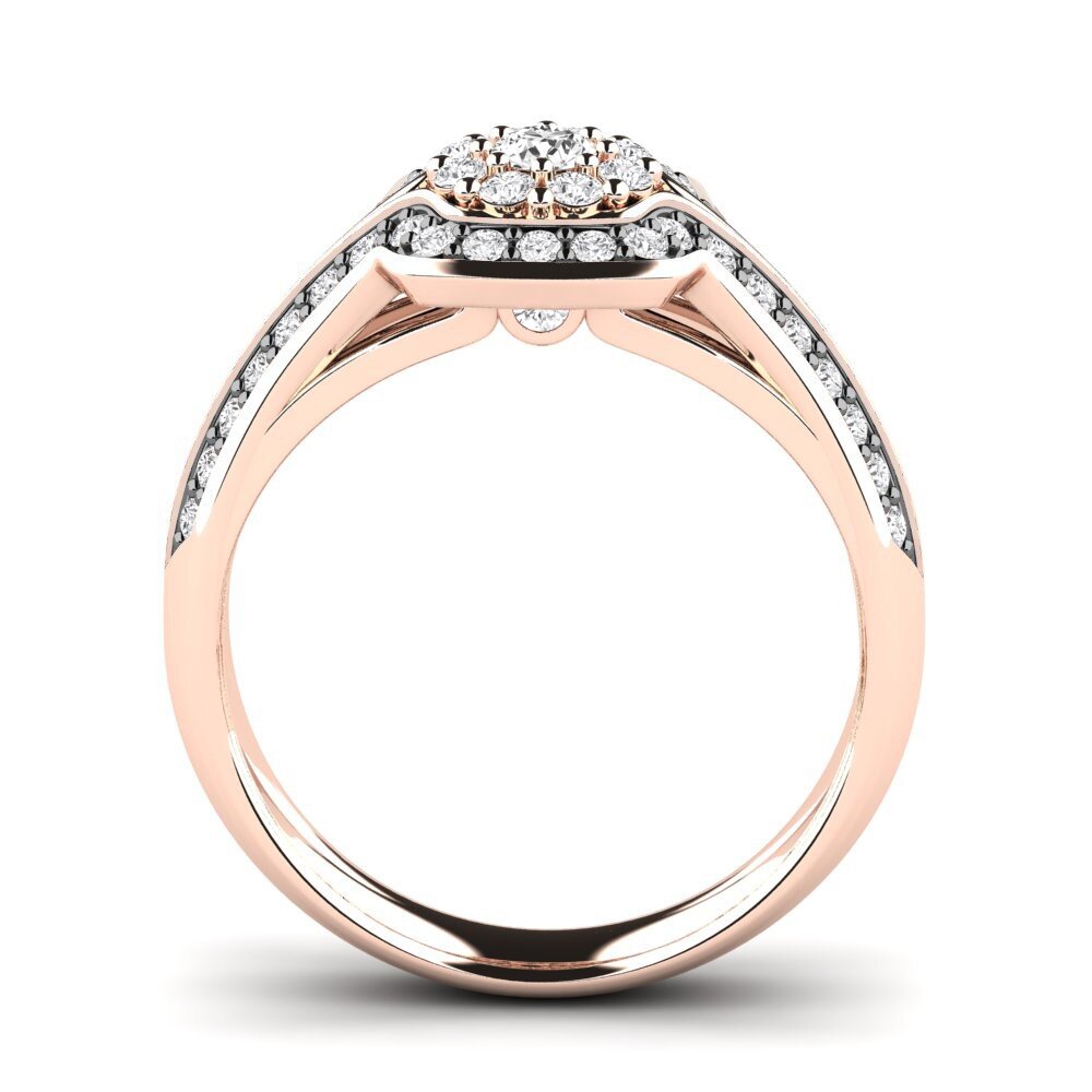 White sapphire Engagement Ring Ronnie