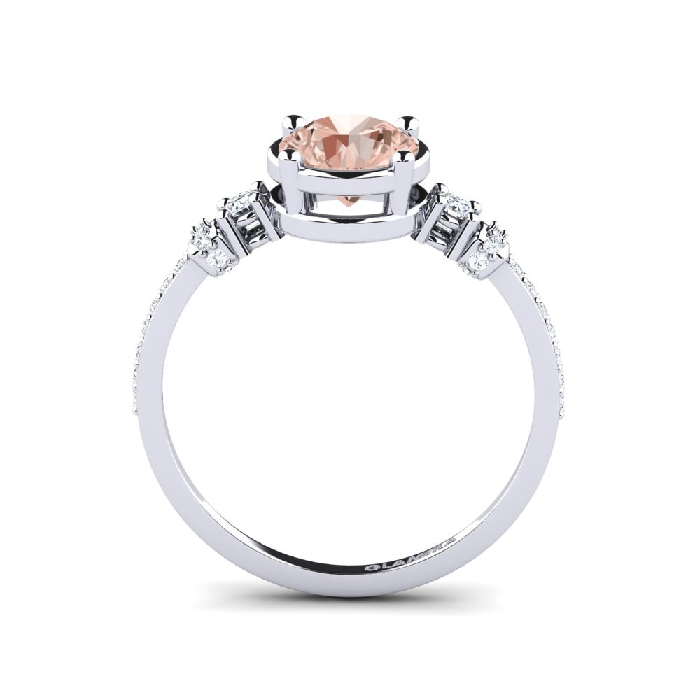 Morganite Engagement Ring Roselyn