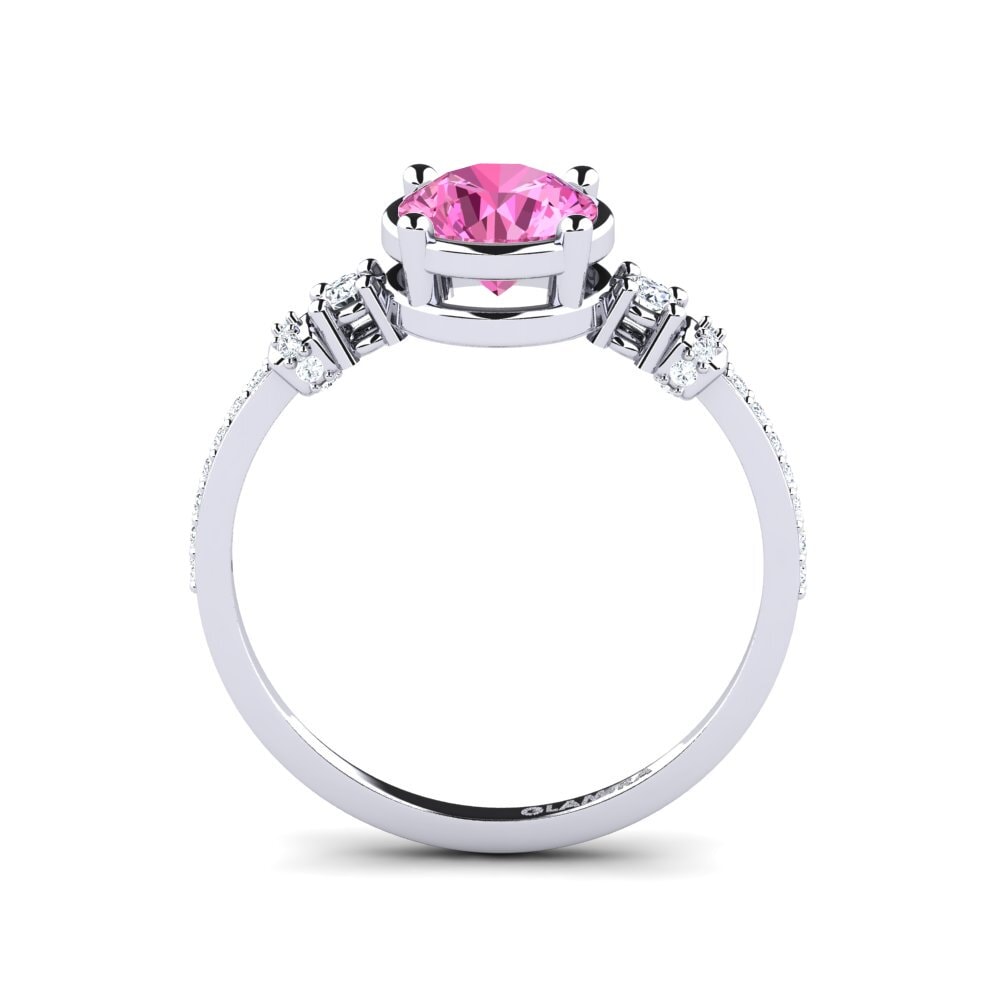 Topacio Rosa Anillo de compromiso Roselyn