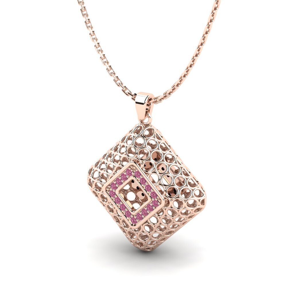 Granate Rhodolite Colgante de Mujer Rosendo