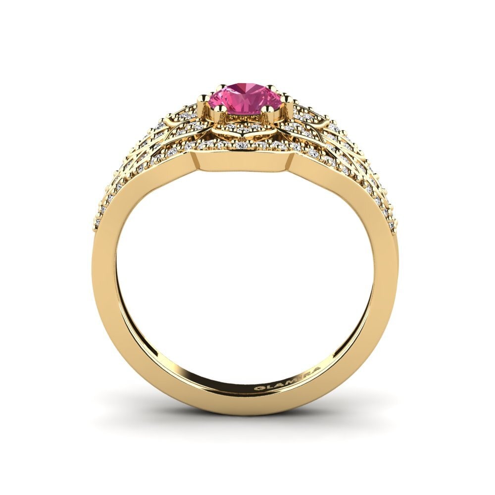 Pink Tourmaline Ring Rouvera