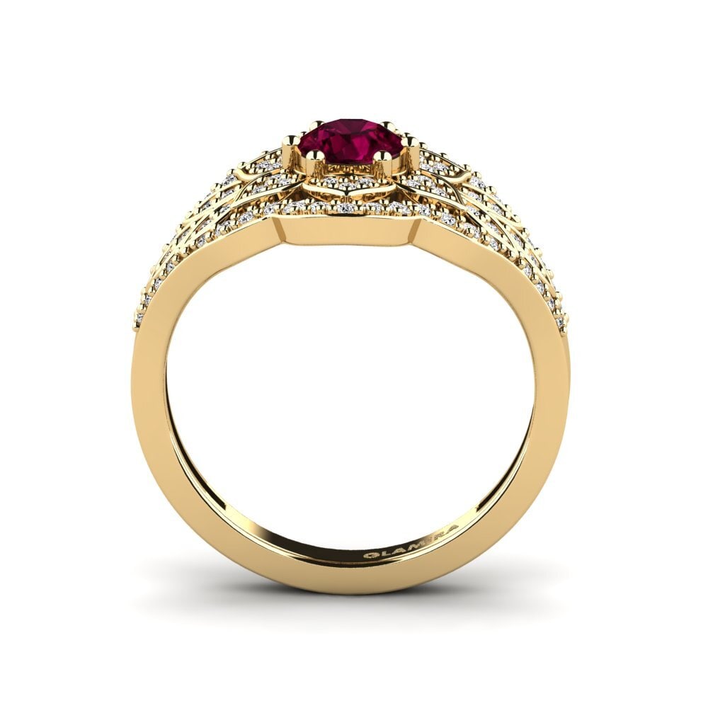 Rhodolite Garnet Ring Rouvera