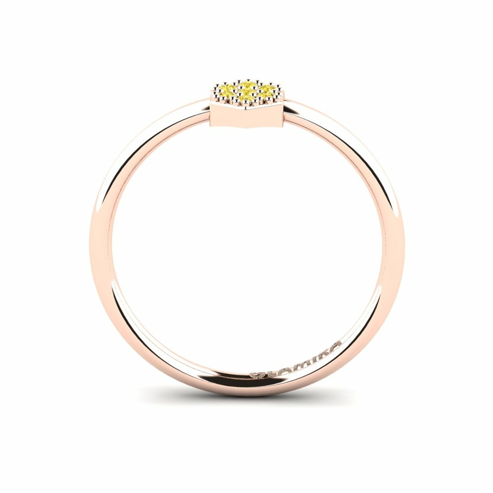 жълт-сапфир Детска пръстен Royal