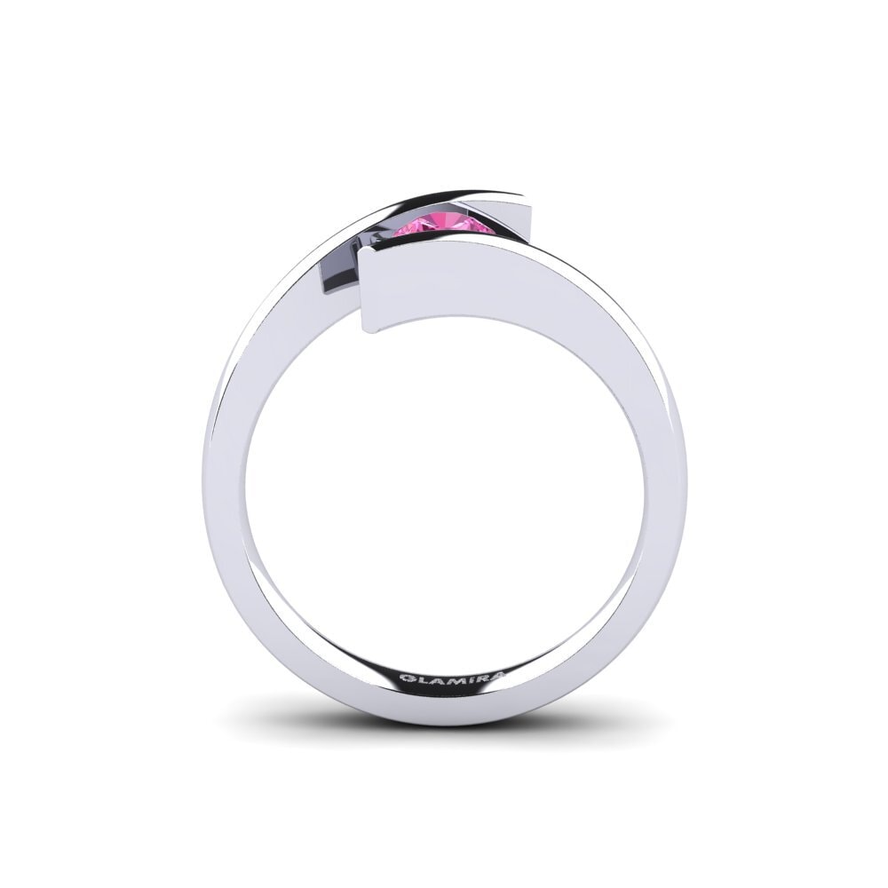 Topacio Rosa Anillo de compromiso Rosita