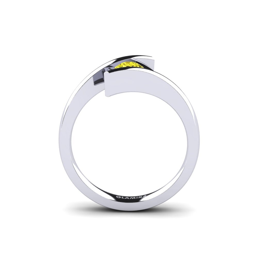 Yellow Diamond Engagement Ring Rosita