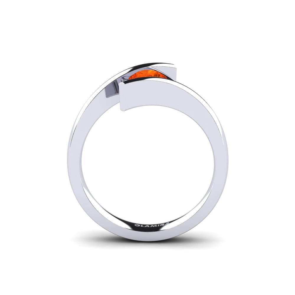 Ópalo Fuego Anillo de compromiso Rosita 0.5 crt