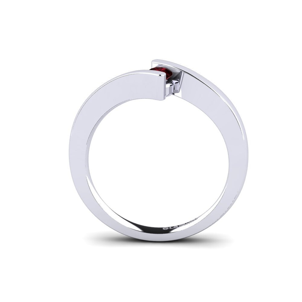 garnet Anel de Noivado Storm 016crt
