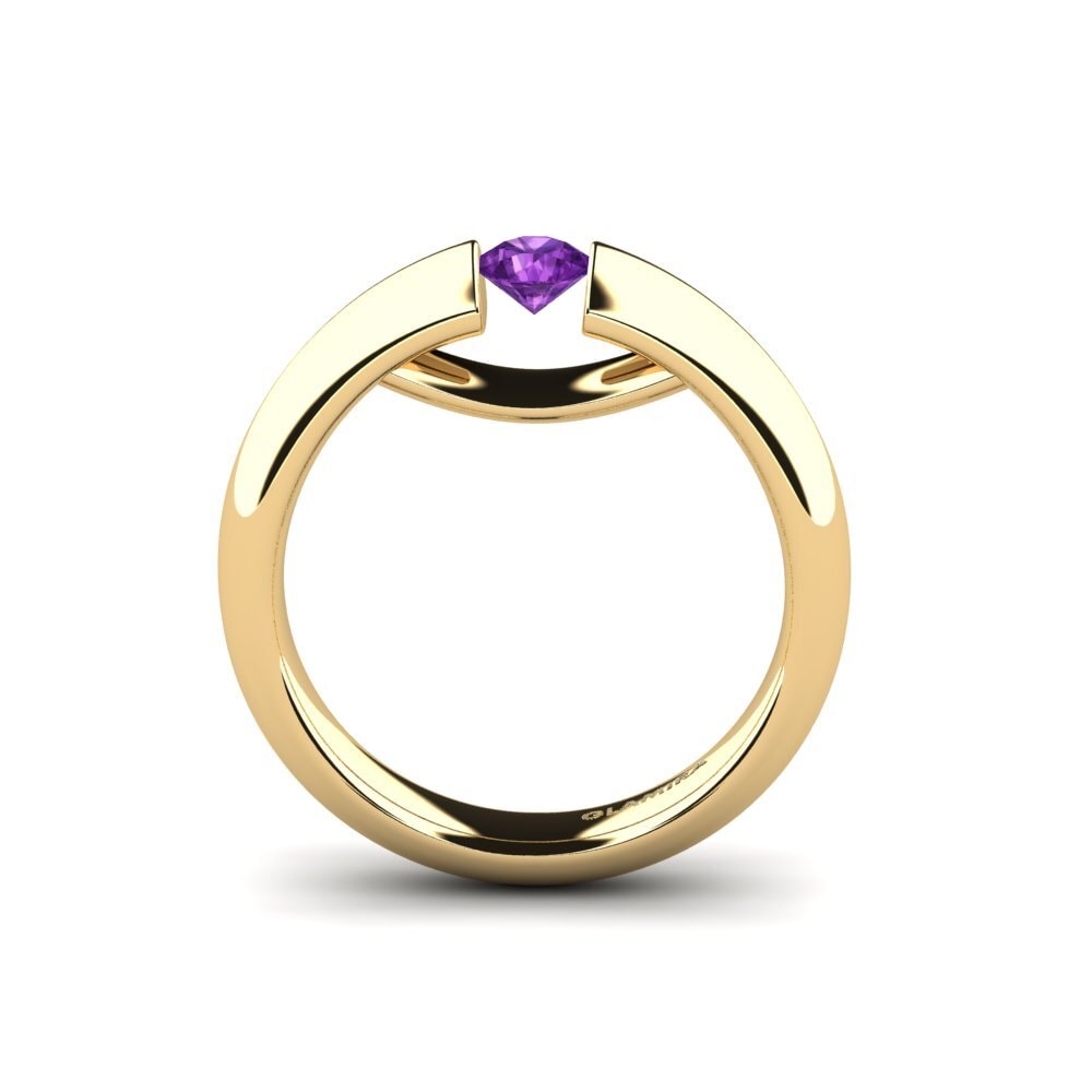 Amethyst Engagement Ring Ursula 0.25 crt