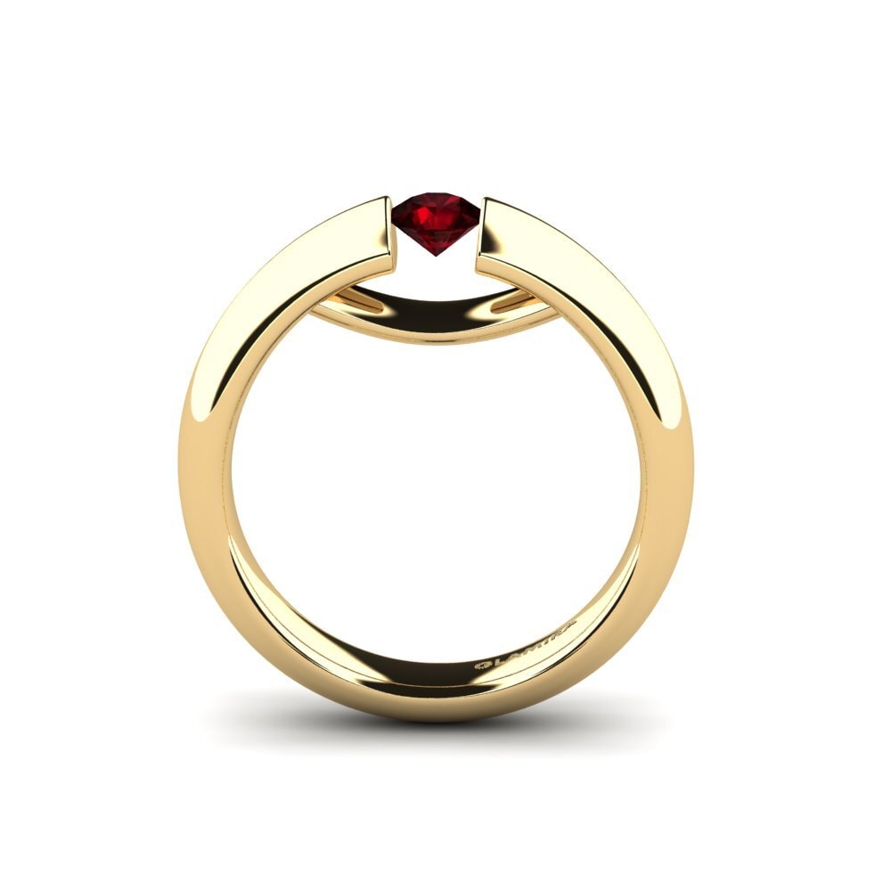 garnet Anel de Noivado Ursula 0.25crt