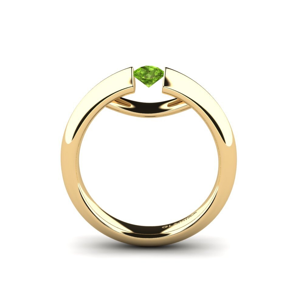 Peridot Engagement Ring Ursula 0.25 crt