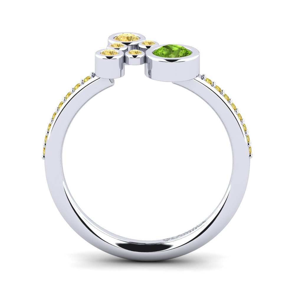 Peridot Engagement Ring Rudina